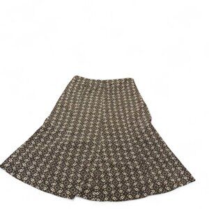 Vintage Style Fall Floral Midi Skirt – Size 8